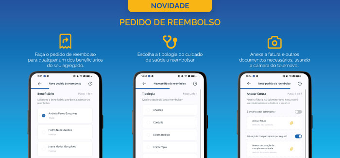 Imagem: Novidade! Pedido de reembolso